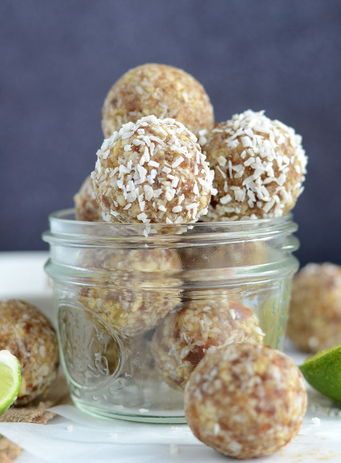 Lime and Coconut Energy balls